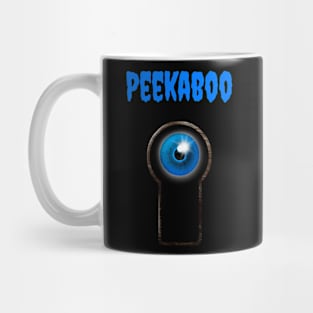 Peekaboo Spooky Halloween Design Mug